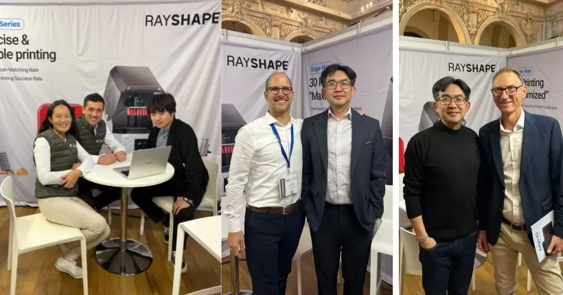 Avrupa başkan dijitalleşmesi için “çin çözümü” sunan Reisai zekasının Edge mini, Aria Digital fuarındaki fransız diş hekimlerinden dikkat çekiyor